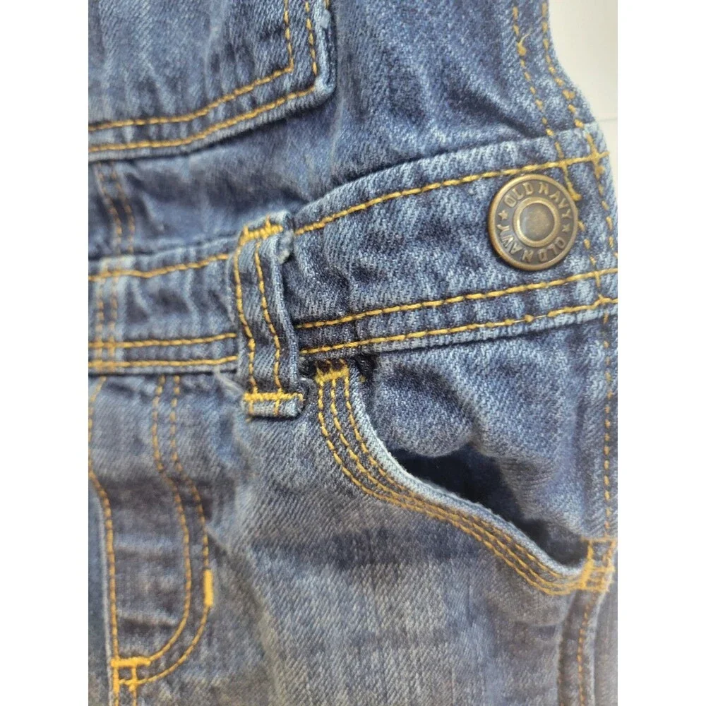 Old Navy 18-24 months Baby‎ Overalls Jeans Snap Button Legs Pockets Adjusts 2018